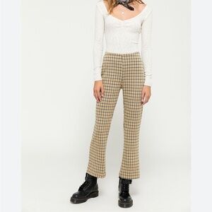 urban outfitters cara high waisted kick flare pant